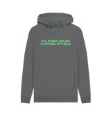 Slate Grey Printed Hoody Front