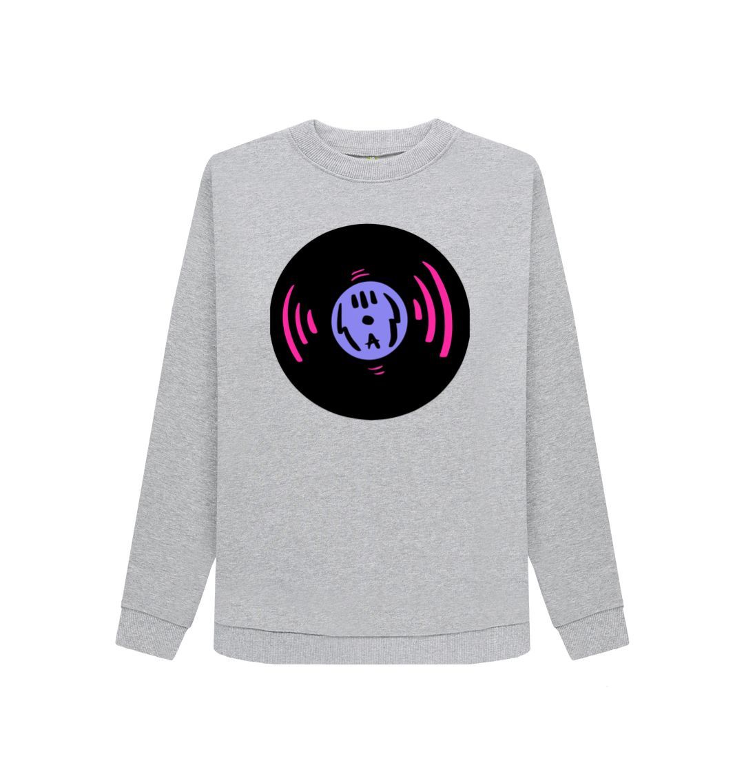 Light Heather Women's Record Graphic Sweatshirt