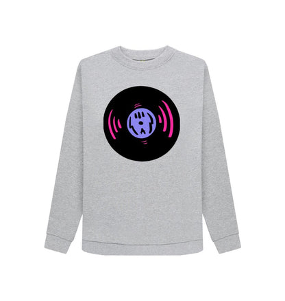 Light Heather Women's Record Graphic Sweatshirt