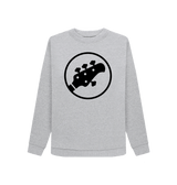 Light Heather Printed Sweater Front