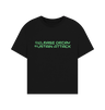 Black Printed T-shirt Front