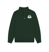 Evergreen Sound Shirts Pocket Logo Quarter Zip Unisex Sweatshirt