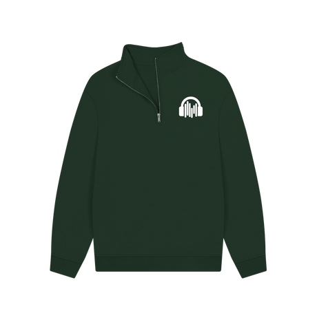 Evergreen Sound Shirts Pocket Logo Quarter Zip Unisex Sweatshirt