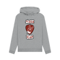 Light Heather \"Pluck Yeah\" Graphic Rock Guitar Womens Pullover Hoodie