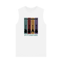 White \"It's Not Hoarding If It's Guitars\" Mens Vest