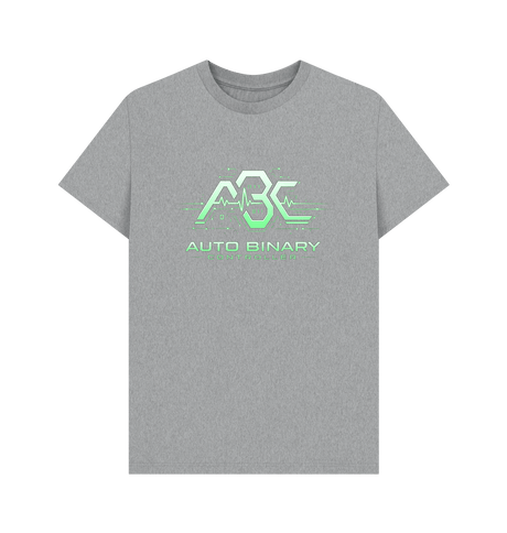 Athletic Grey Printed T-shirt Front