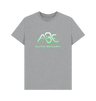Athletic Grey Printed T-shirt Front