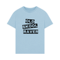 Milky Blue Printed T-shirt Front