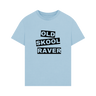 Milky Blue Printed T-shirt Front