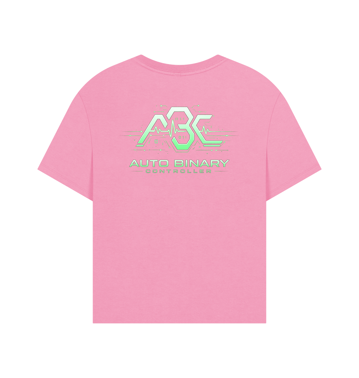 Rose Pink Printed T-shirt Back