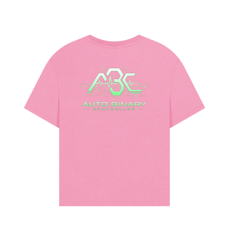 Rose Pink Printed T-shirt Back