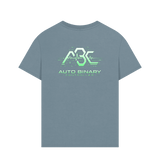 Stone Blue Printed T-shirt Back
