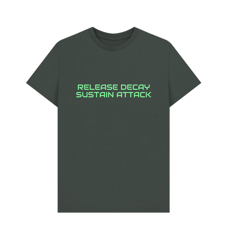 Dark Grey Printed T-shirt Front