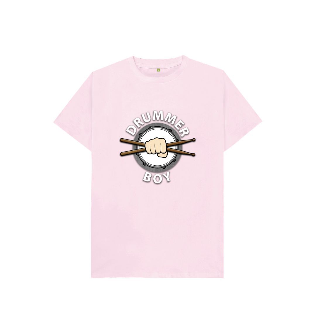 Pink Kids Drummer Boy T-Shirt