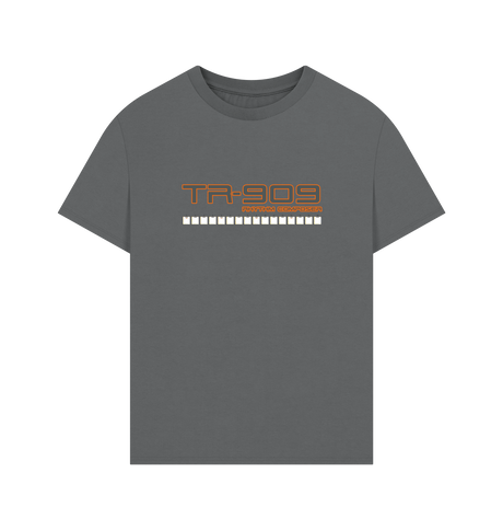 Slate Grey Printed T-shirt Front