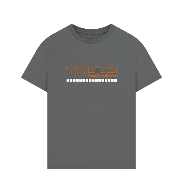 Slate Grey Printed T-shirt Front