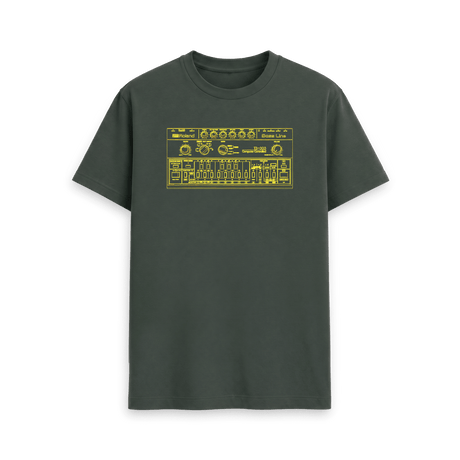 Dark Grey Printed T-shirt Front