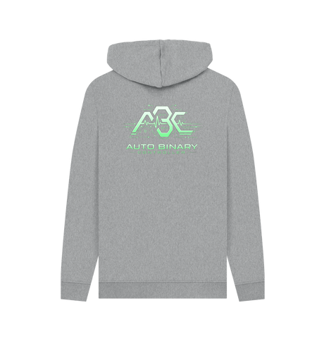 Light Heather Printed Hoody Back