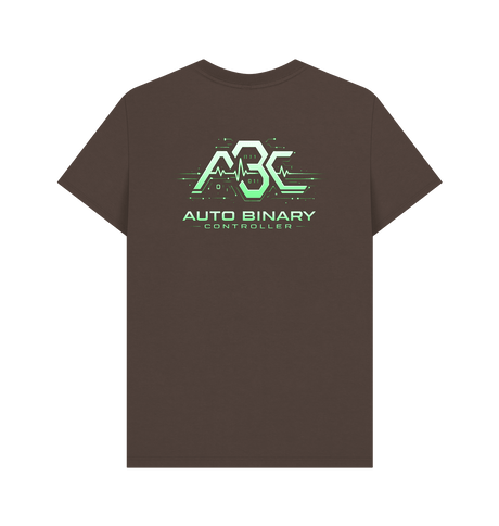Chocolate Printed T-shirt Back