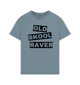 Stone Blue Printed T-shirt Front