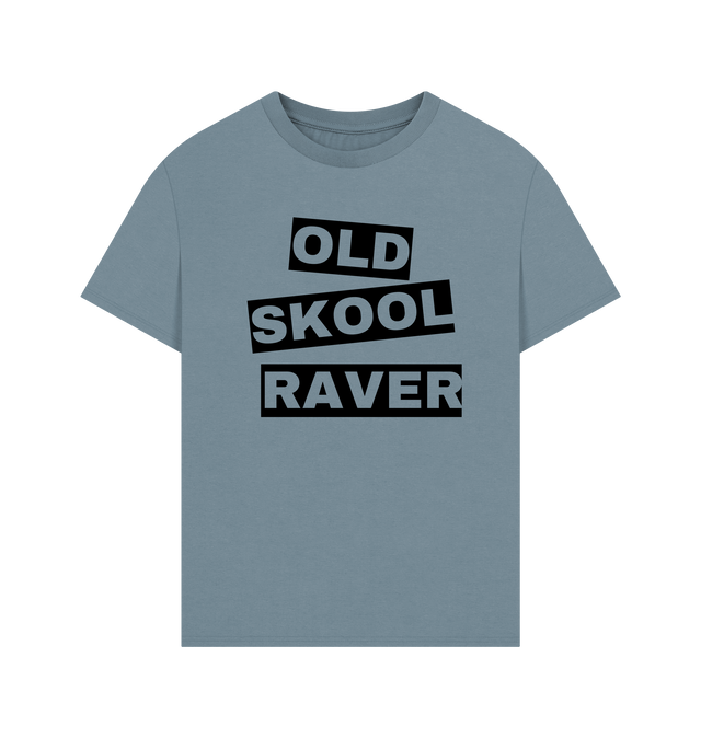 Stone Blue Printed T-shirt Front