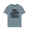 Stone Blue Printed T-shirt Front