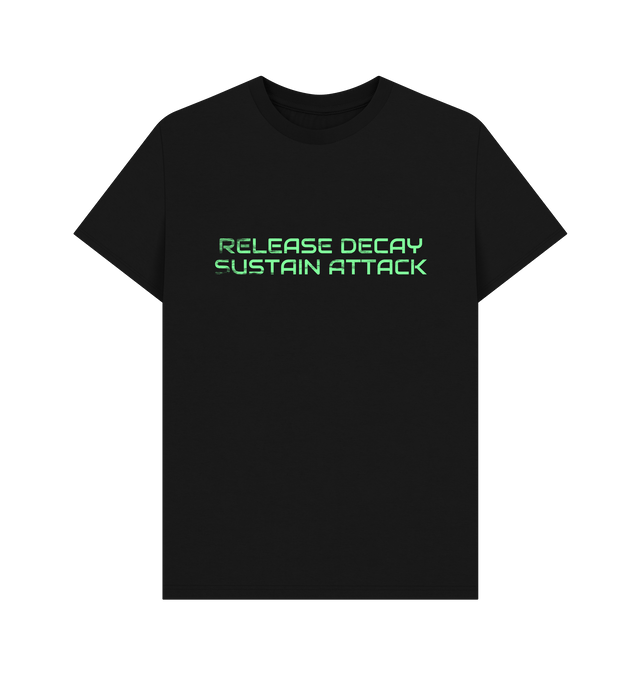 Black Printed T-shirt Front