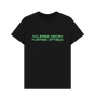 Black Printed T-shirt Front