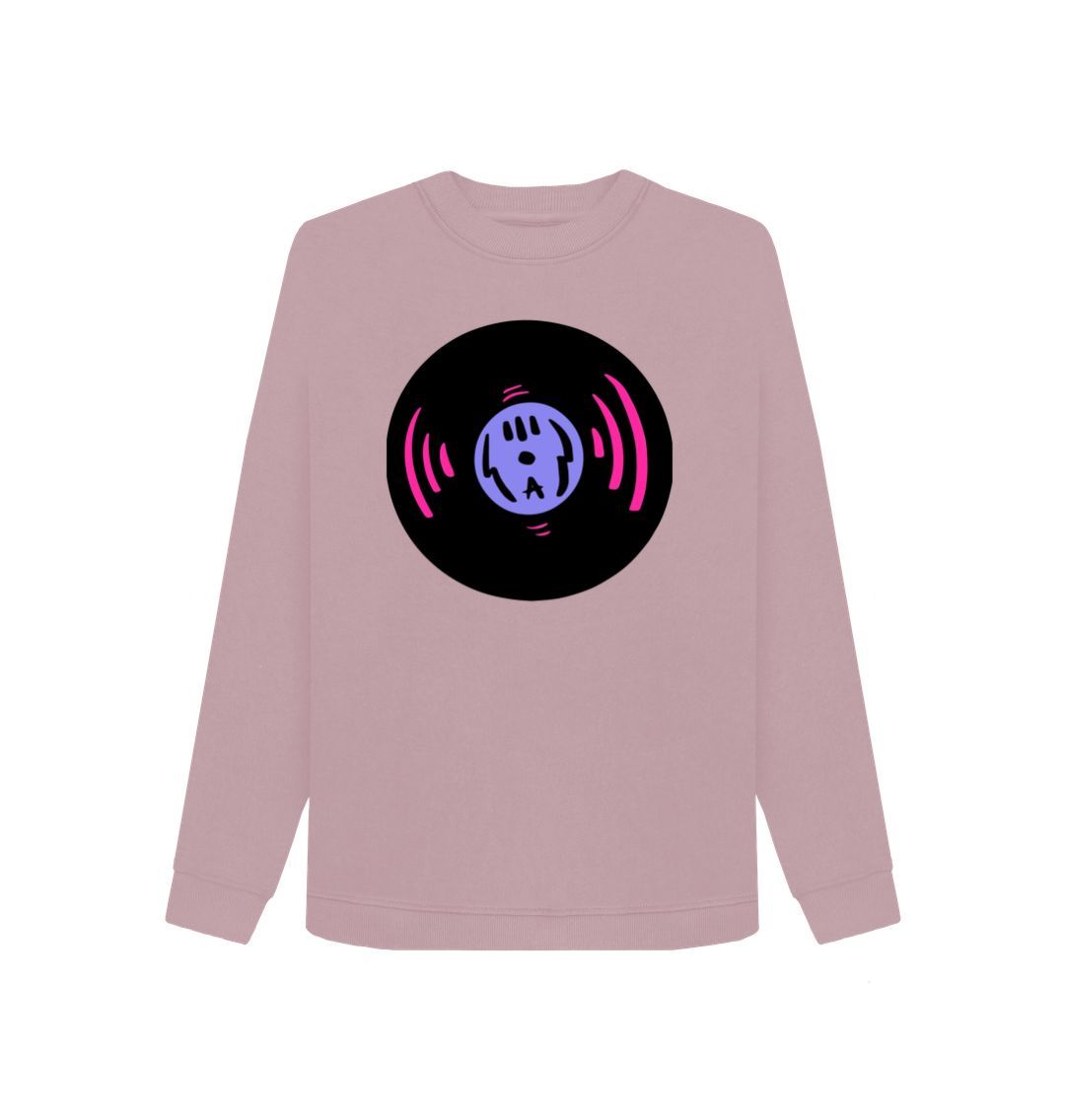 Mauve Women's Record Graphic Sweatshirt