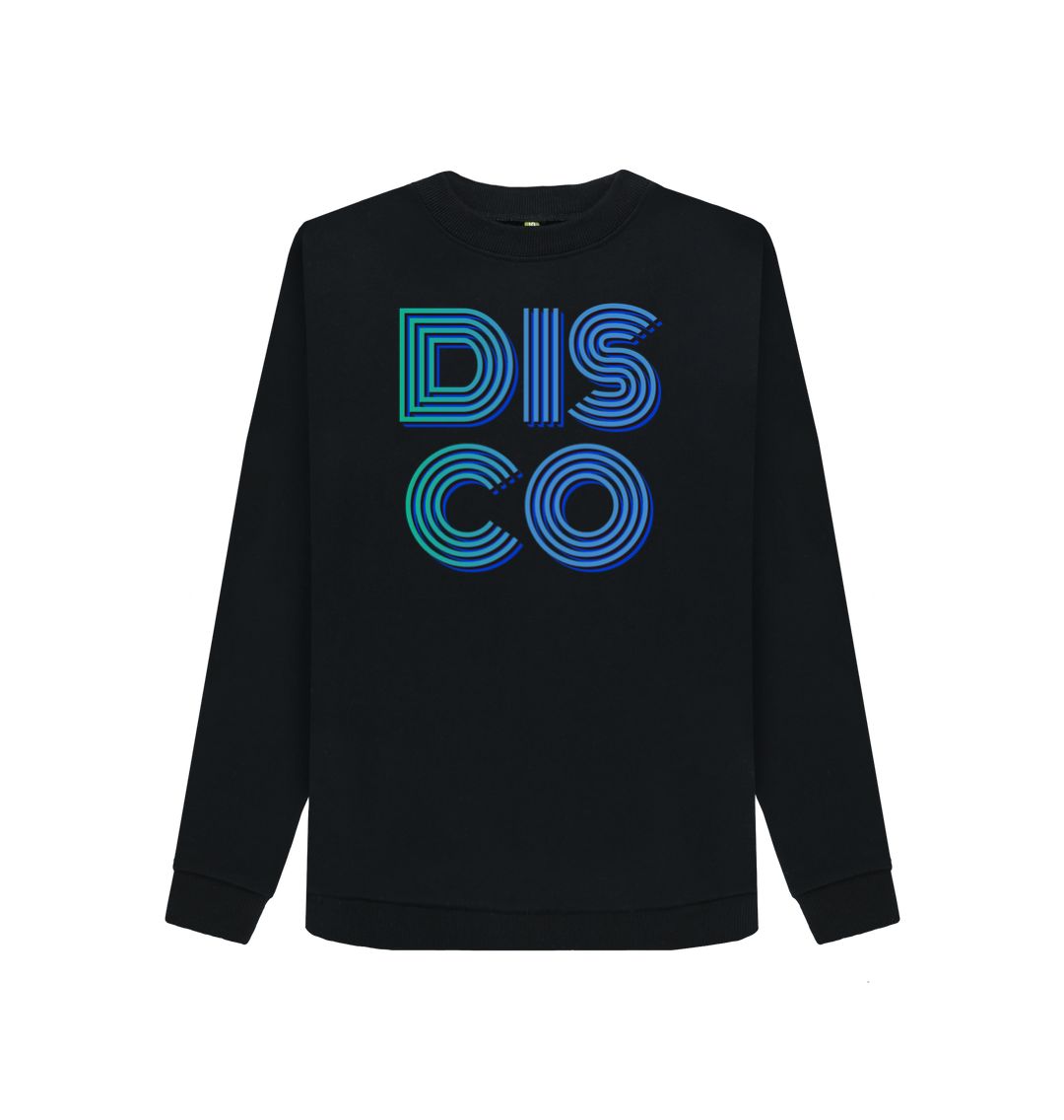 Black Women's 3D \"Disco\" Sweatshirt