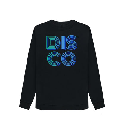 Black Women's 3D \"Disco\" Sweatshirt