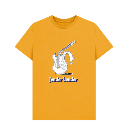 Mustard \"Fender Bender\" Liquid Stratocaster T-Shirt