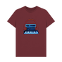 Red Wine Neon Moog Style Synth Mens T-Shirt