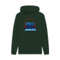 Evergreen Neon Moog Style Synth Mens Hoodie
