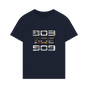 Navy Printed T-shirt Front