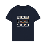 Navy Printed T-shirt Front