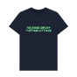 Navy Blue Printed T-shirt Front