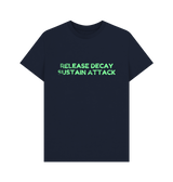 Navy Blue Printed T-shirt Front