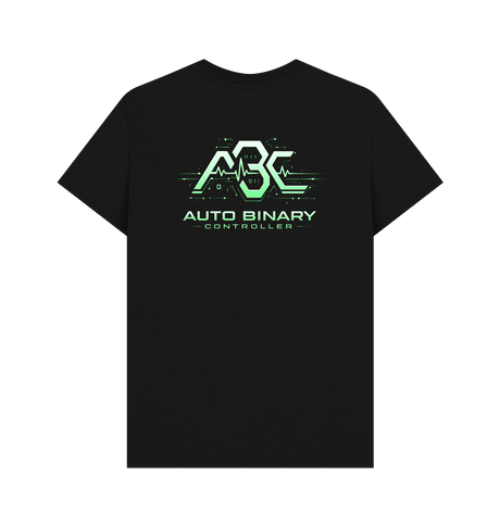 Black Printed T-shirt Back
