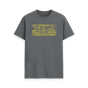 Slate Grey Printed T-shirt Front