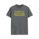 Slate Grey Printed T-shirt Front
