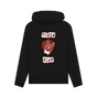 Black \"Pluck Yeah\" Graphic Rock Guitar Womens Pullover Hoodie