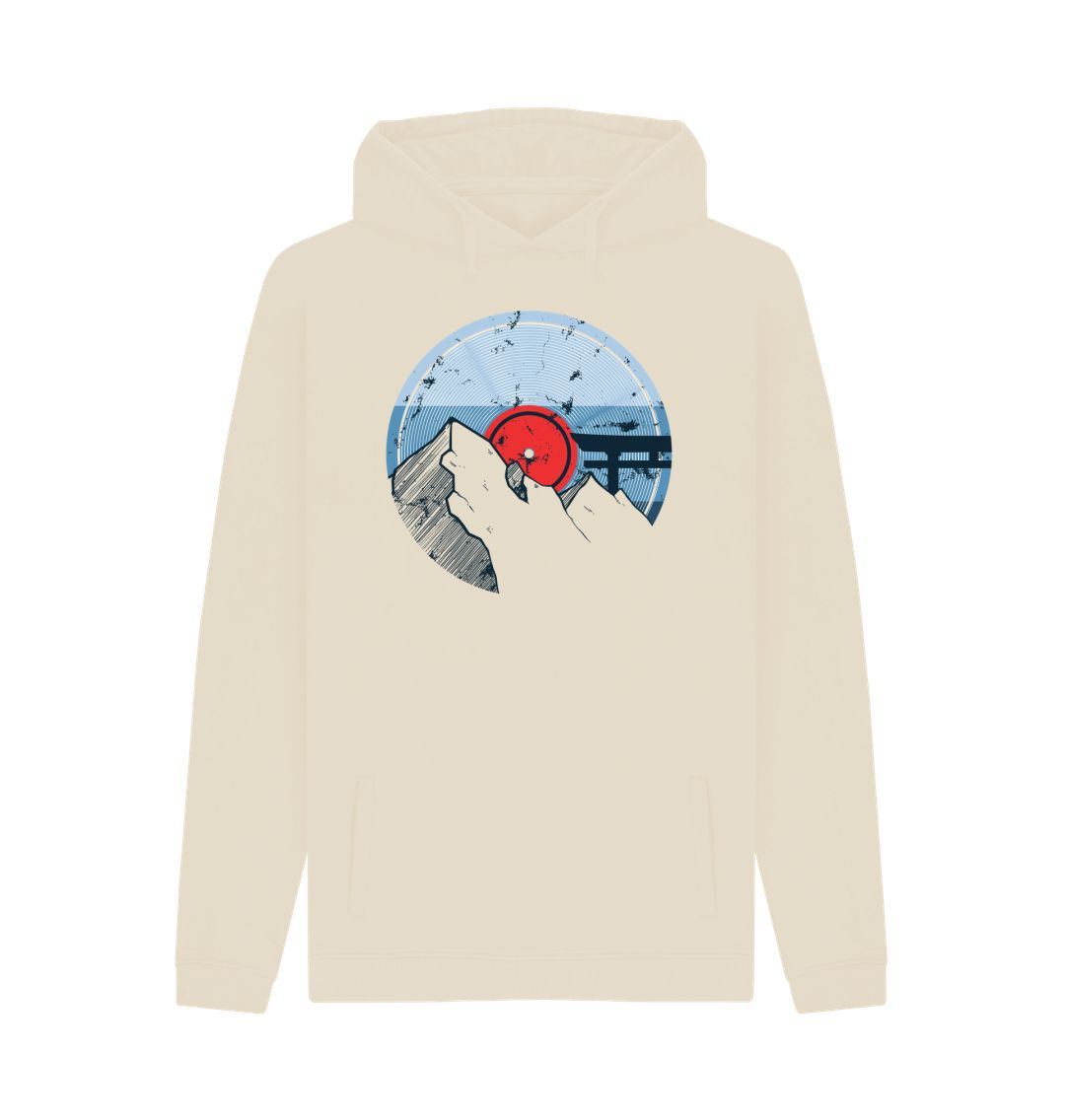 Oat Mens Vinyl Record Mountain Hoodie