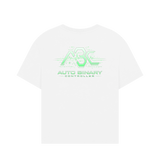 White Printed T-shirt Back