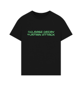 Black Printed T-shirt Front