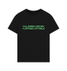 Black Printed T-shirt Front