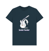 Denim Blue \"Fender Bender\" Liquid Stratocaster T-Shirt
