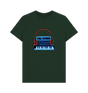 Evergreen Neon Moog Style Synth Mens T-Shirt