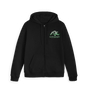 Black Zip hoody Front
