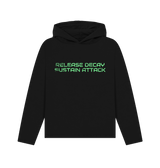 Black Printed Hoody Front